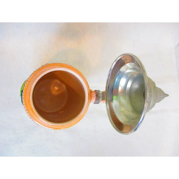 German stein pewter lid Beer Colorful German Beer Mug Pewter Lid Beer Mug - Picture 7 of 7